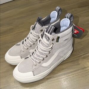 Vans Light Gray High-Top Sneakers